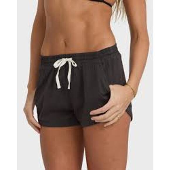 BILLABONG Road Trippin Drawstring Shorts w Pockets Size XS BEACHY LOUNGEWEAR - Picture 2 of 8